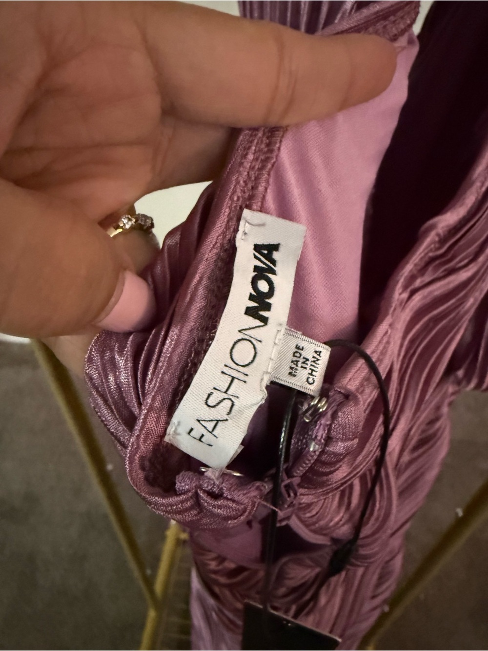 NWT ๐ Fashion Nova My Moment Pleated Maxi Dress - MEDIUM - Picture 5 of 5